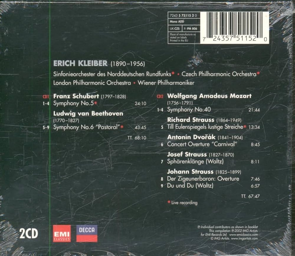 未開封　Erich Kleiber The Collection Erich Kleiber - Erich Kleiber: Complete Decca Recordings Box